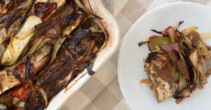 Charred Eggplant and Zucchini