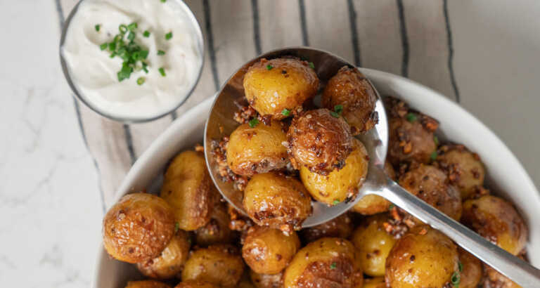 Mustard Potato Poppers