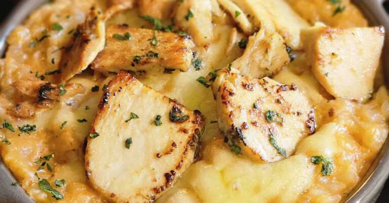 Cheesy Chicken Risotto