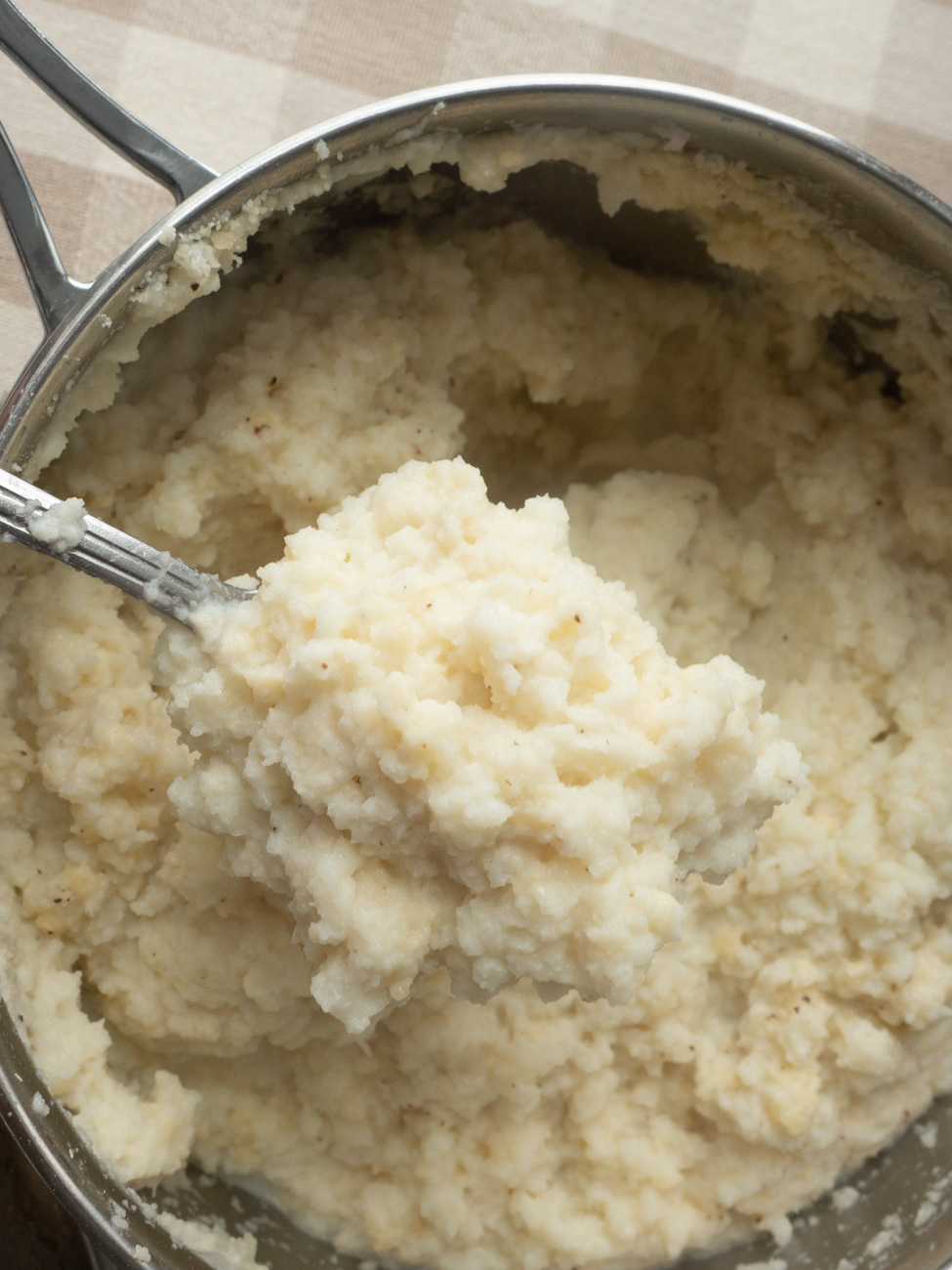 Mushroom and Cauliflower "Polenta"