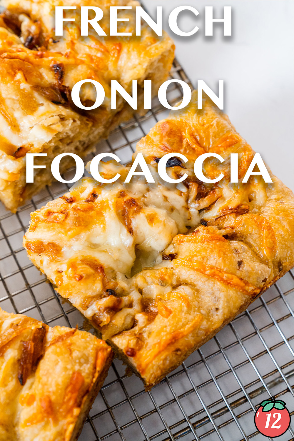 French Onion Focaccia Bread-image