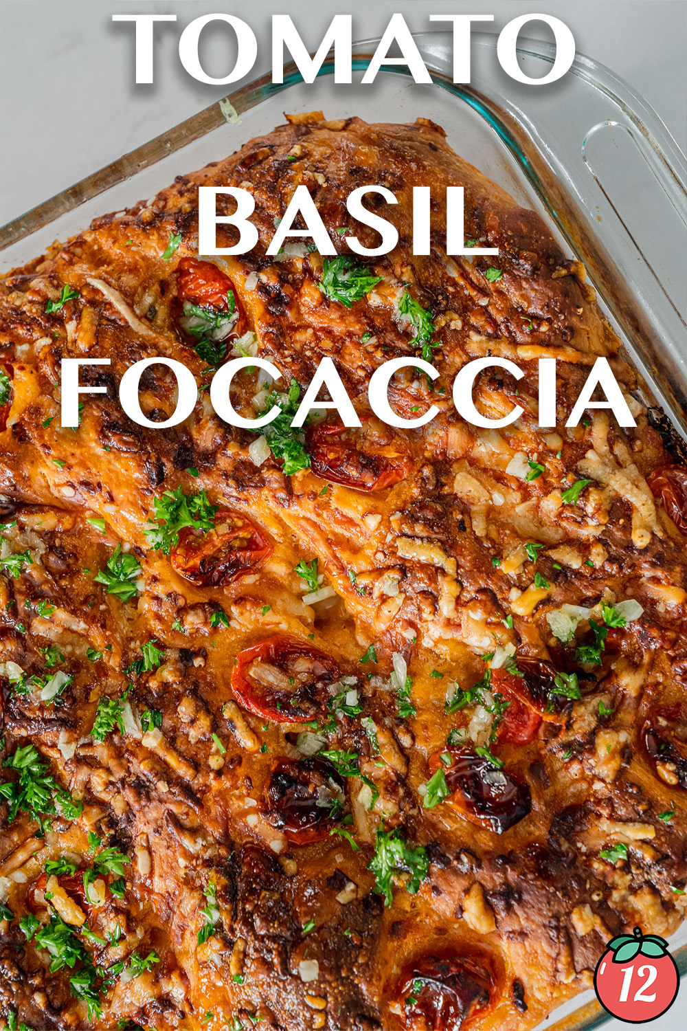 Tomato Basil Focaccia Bread-image