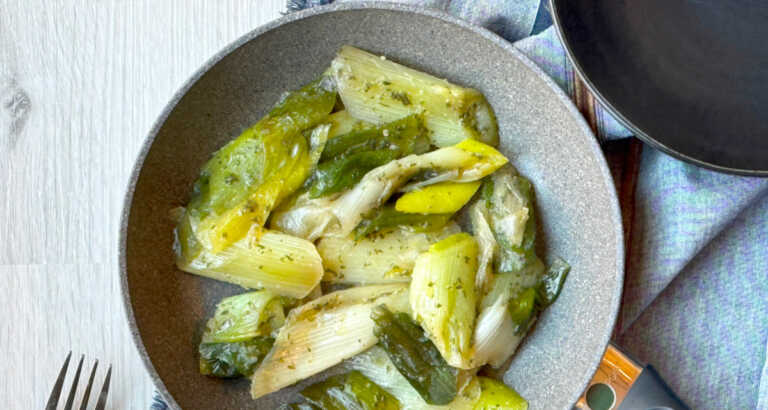 Buttered Leeks