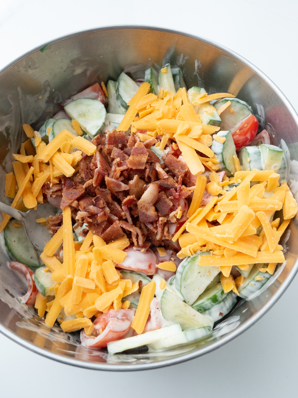 Cucumber Bacon Salad
