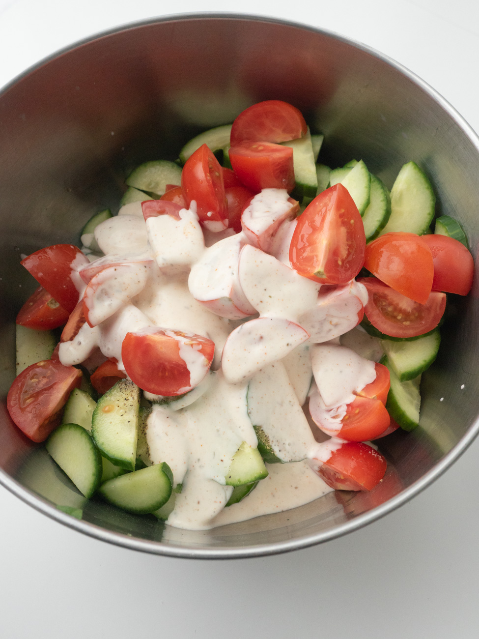 Cucumber Bacon Salad