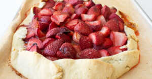 Medieval Strawberry Thyme Tart