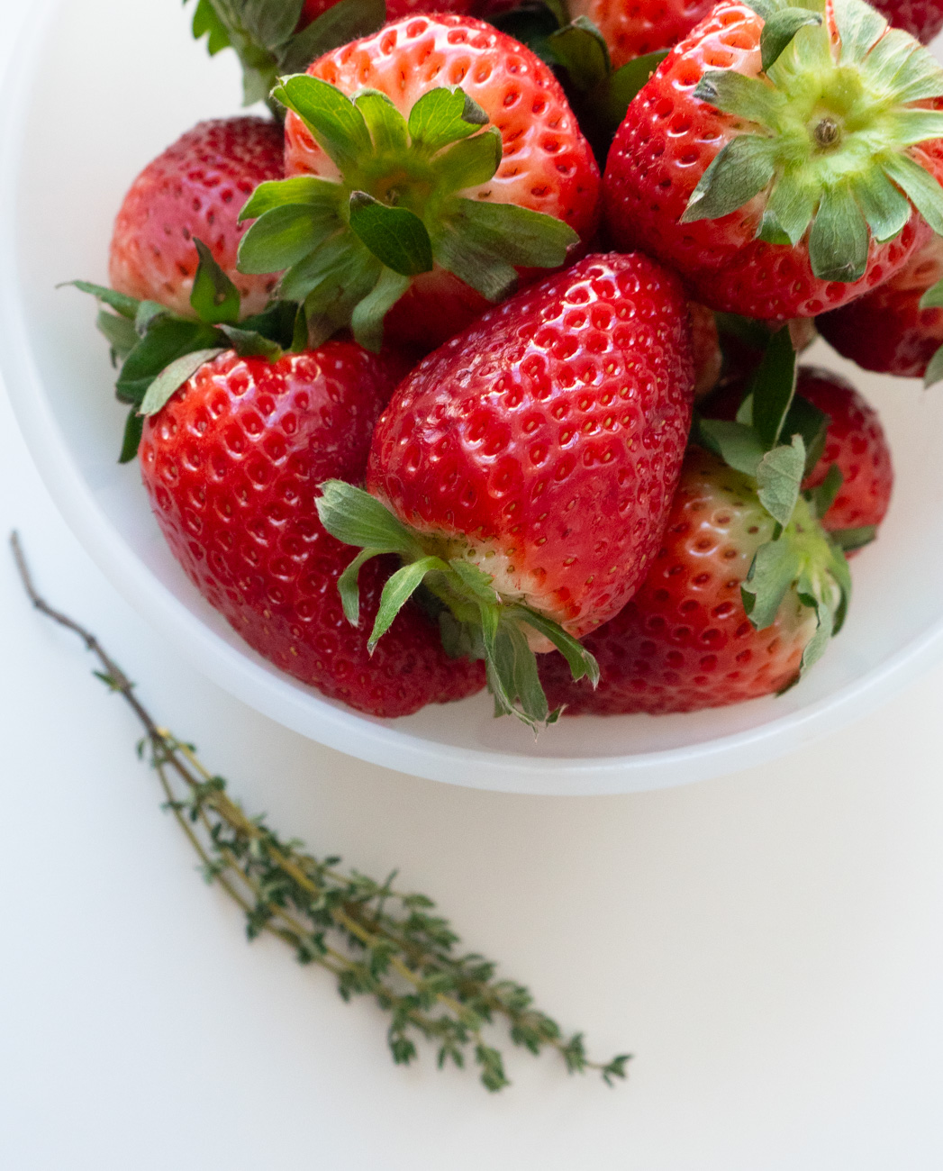 Medieval Strawberry Thyme Tart