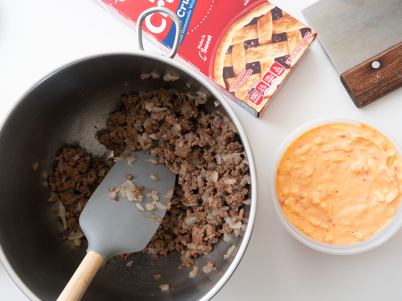 Pimento Cheeseburger Hand Pies