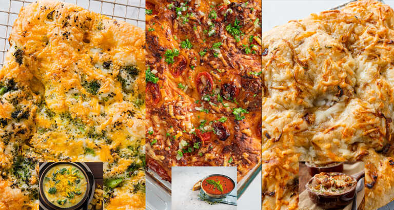 Three Classic Soups We Turned into Focaccia Bread