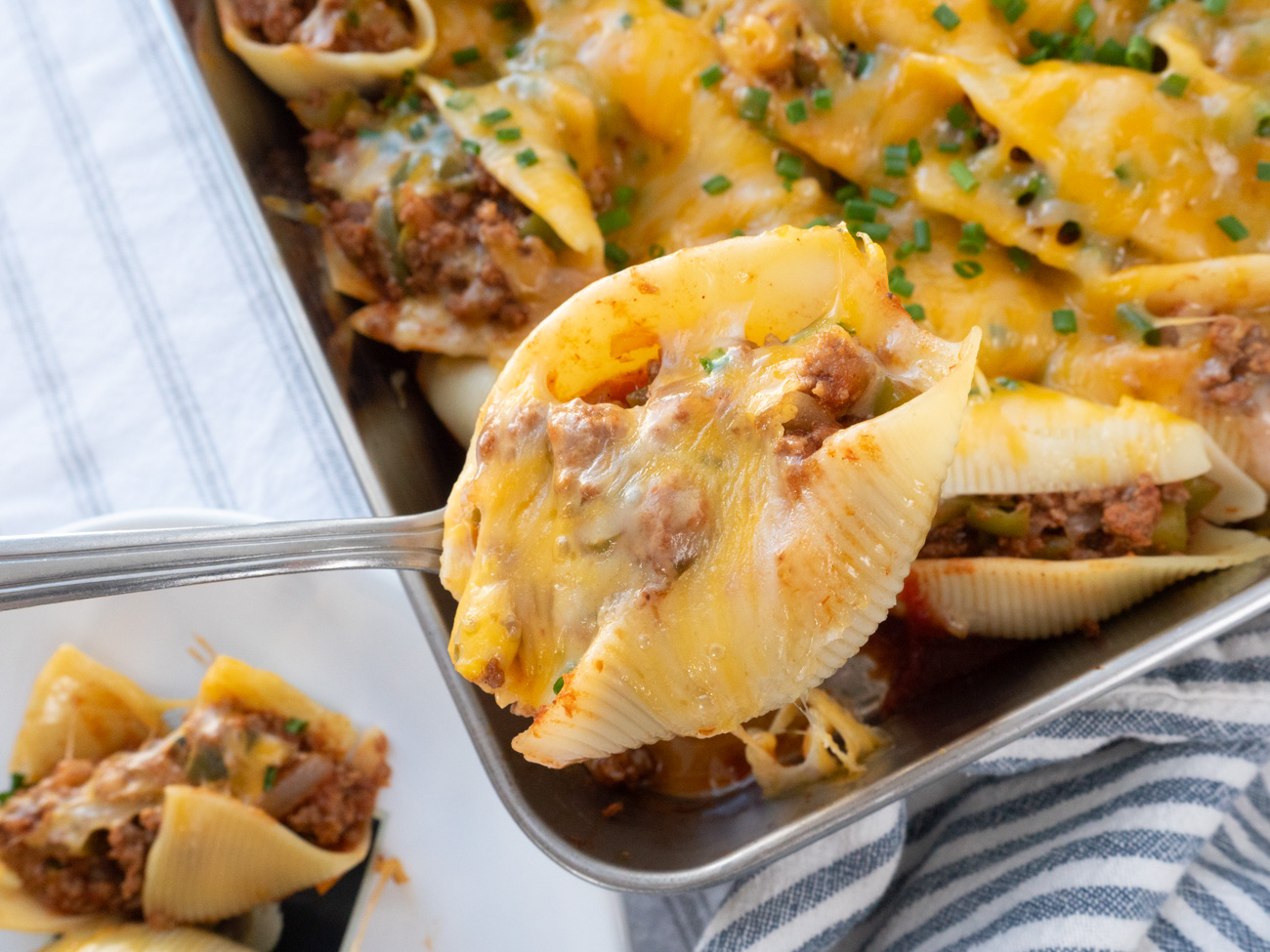Sloppy Joe Stuffed Shells