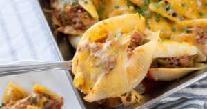 Sloppy Joe Stuffed Shells