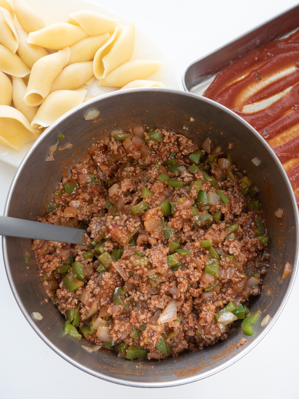 Sloppy Joe Stuffed Shells
