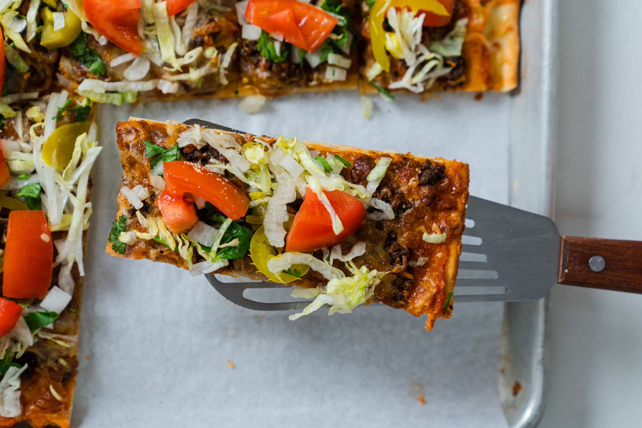 Sheet Pan Taco Pizza | 12 Tomatoes