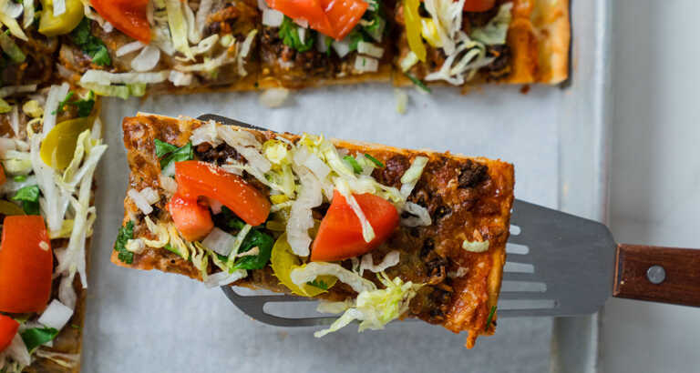 Sheet Pan Taco Pizza