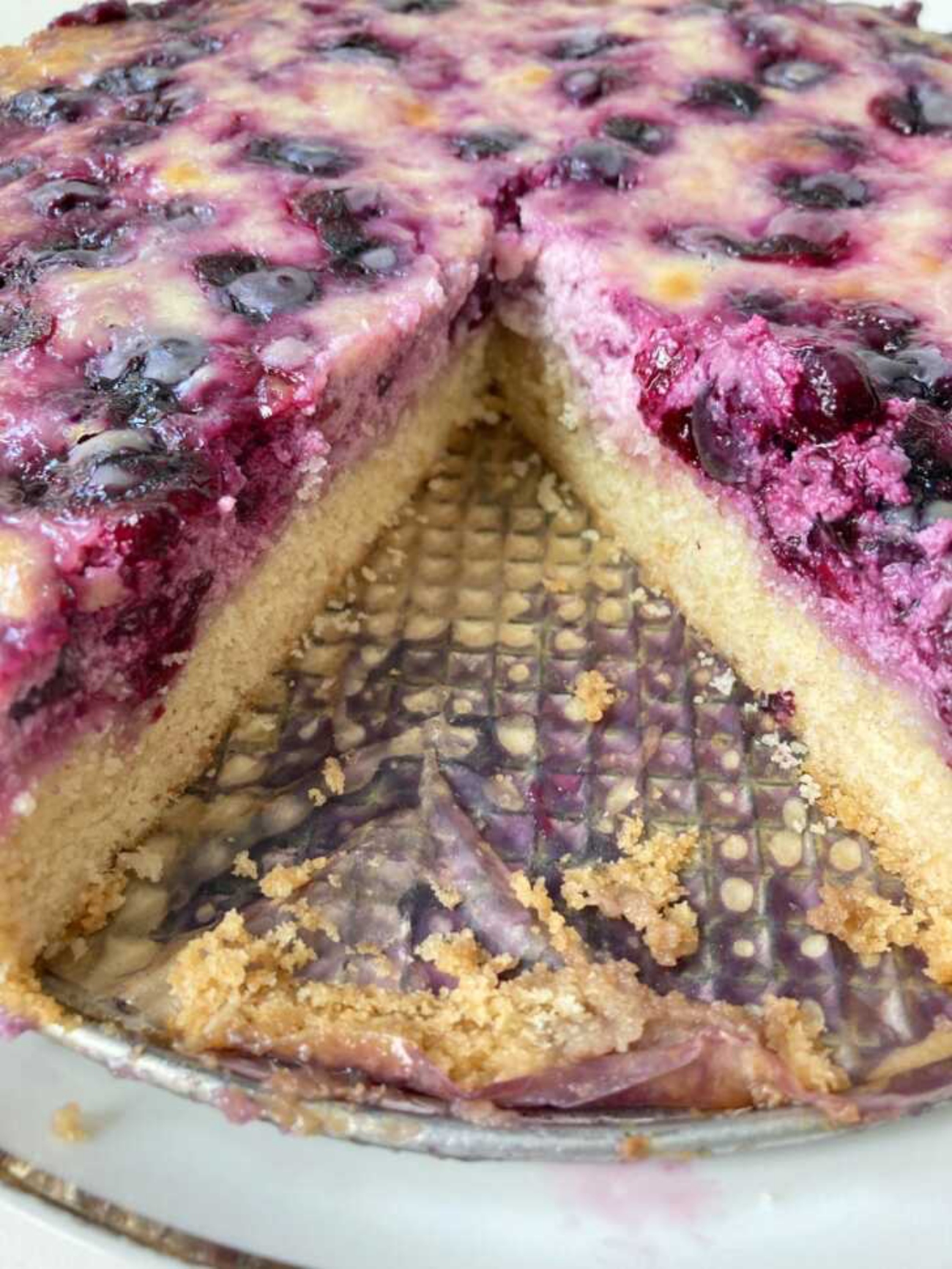 Nova Scotia Blueberry Cream Cake