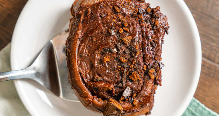 Thin Mint Cinnamon Rolls