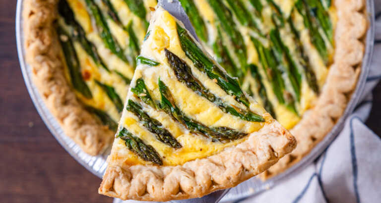 Roasted Asparagus Pie