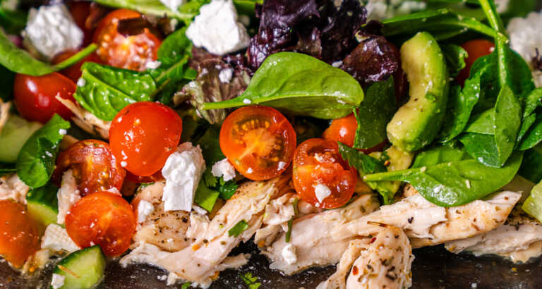 Layered Chicken Salad