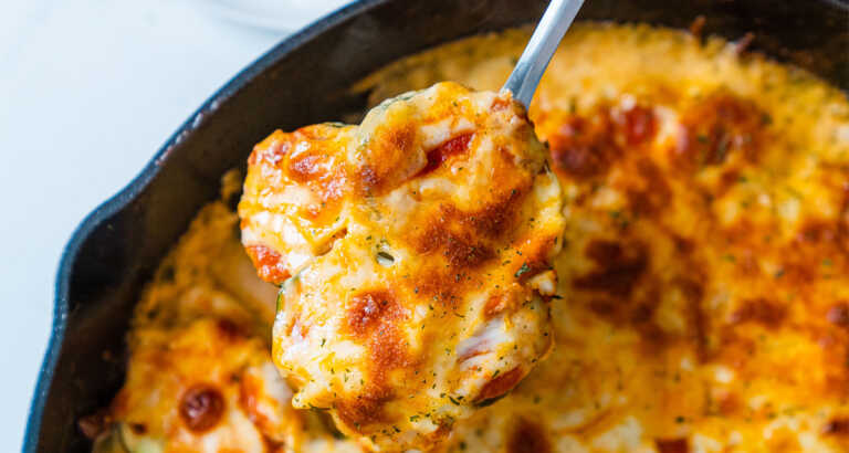 Skillet Zucchini Parmesan
