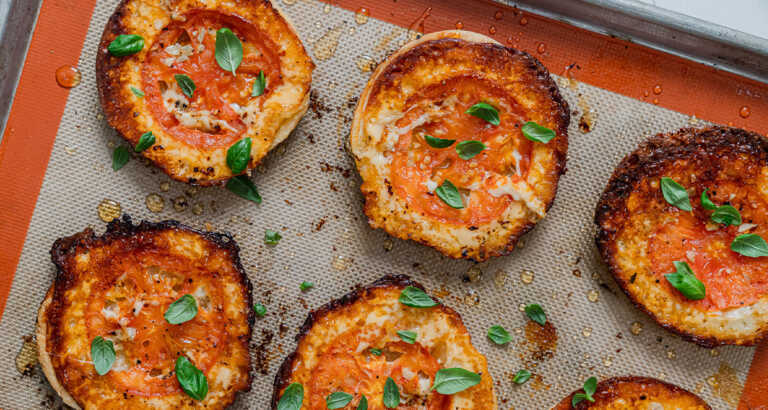 Provolone Tomato Tartlets