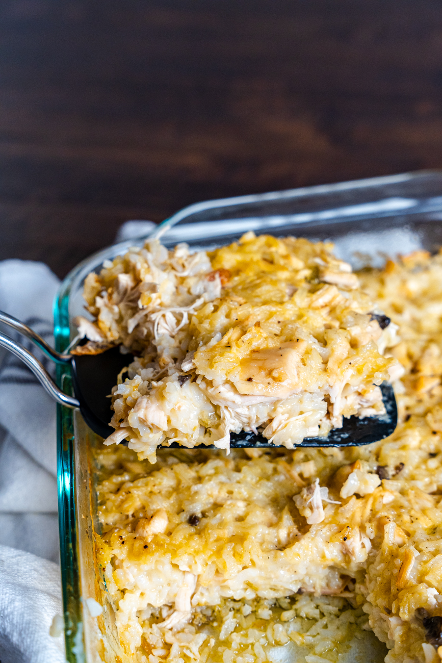 Grandma's Chicken and Rice Casserole Vertical 18