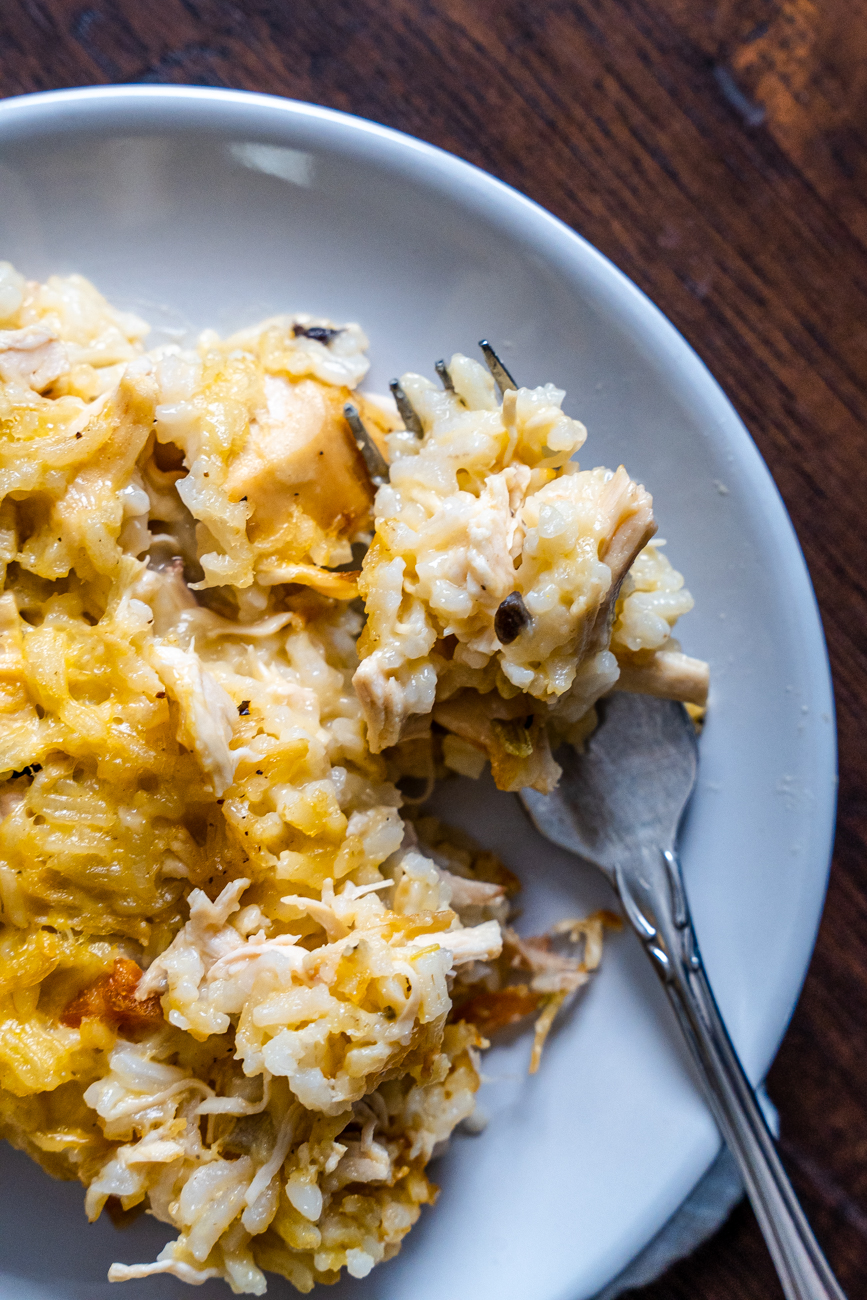 Grandma's Chicken and Rice Casserole Vertical 21