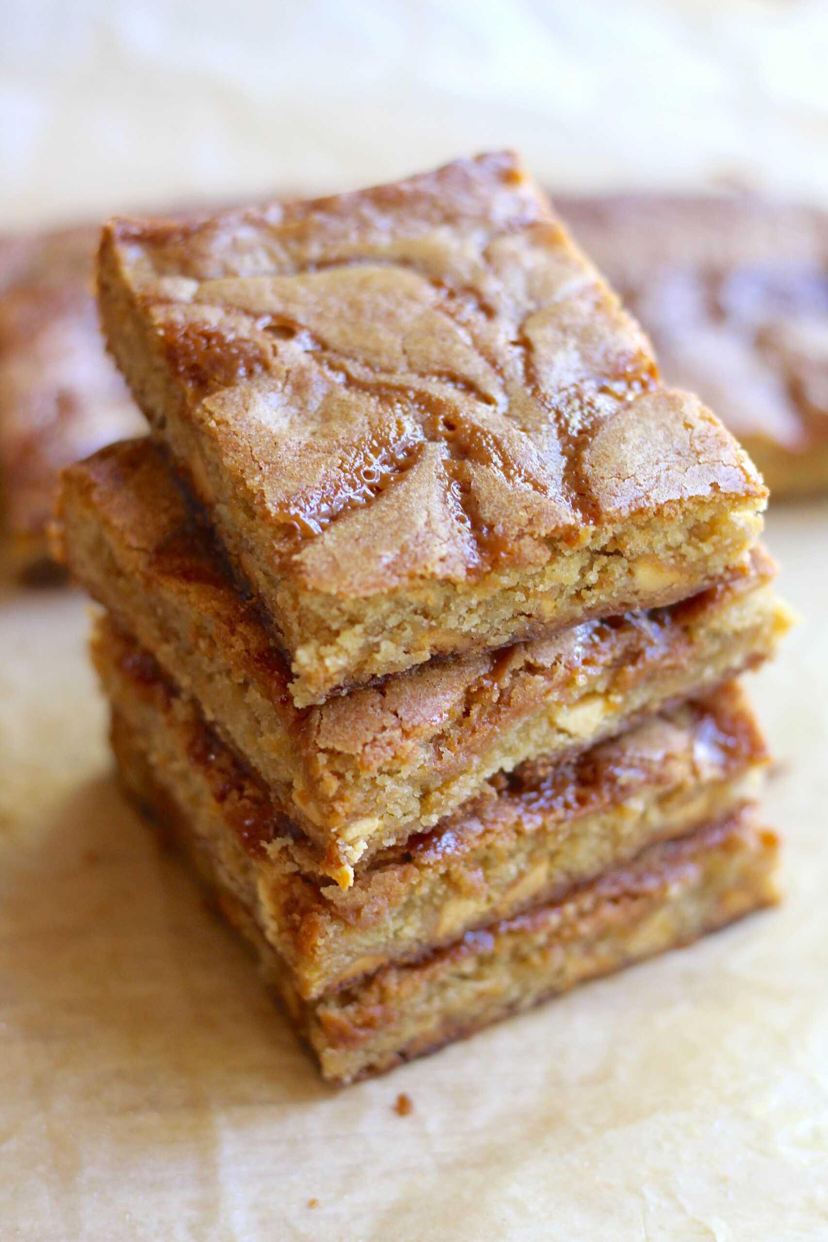 Salted Caramel Blondies 7