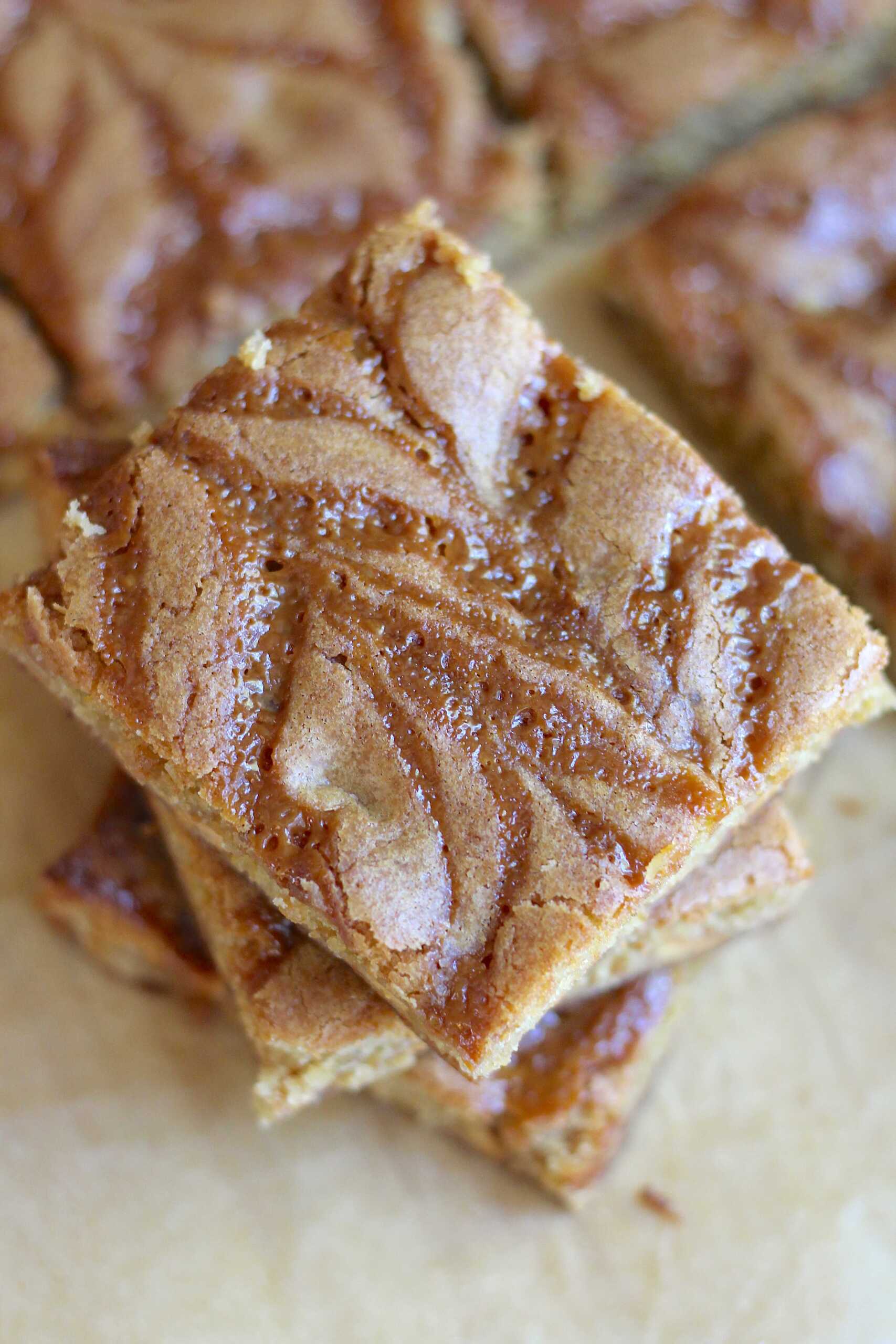Salted Caramel Blondies 6