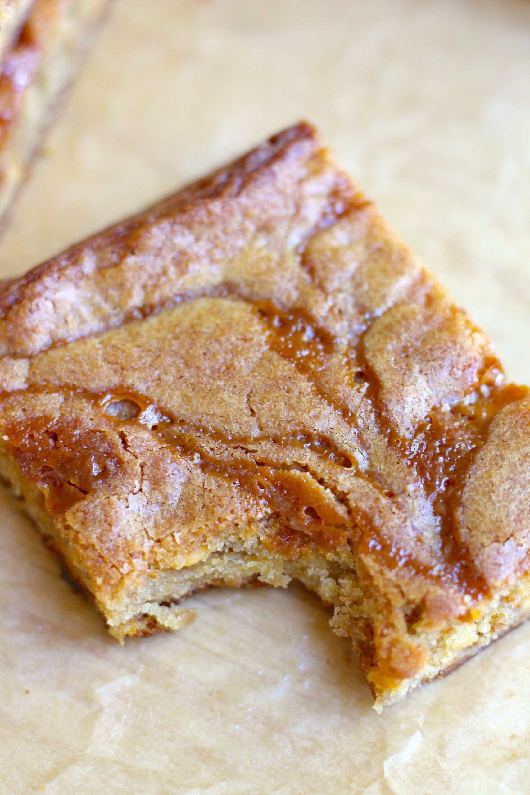 Salted Caramel Blondies 8