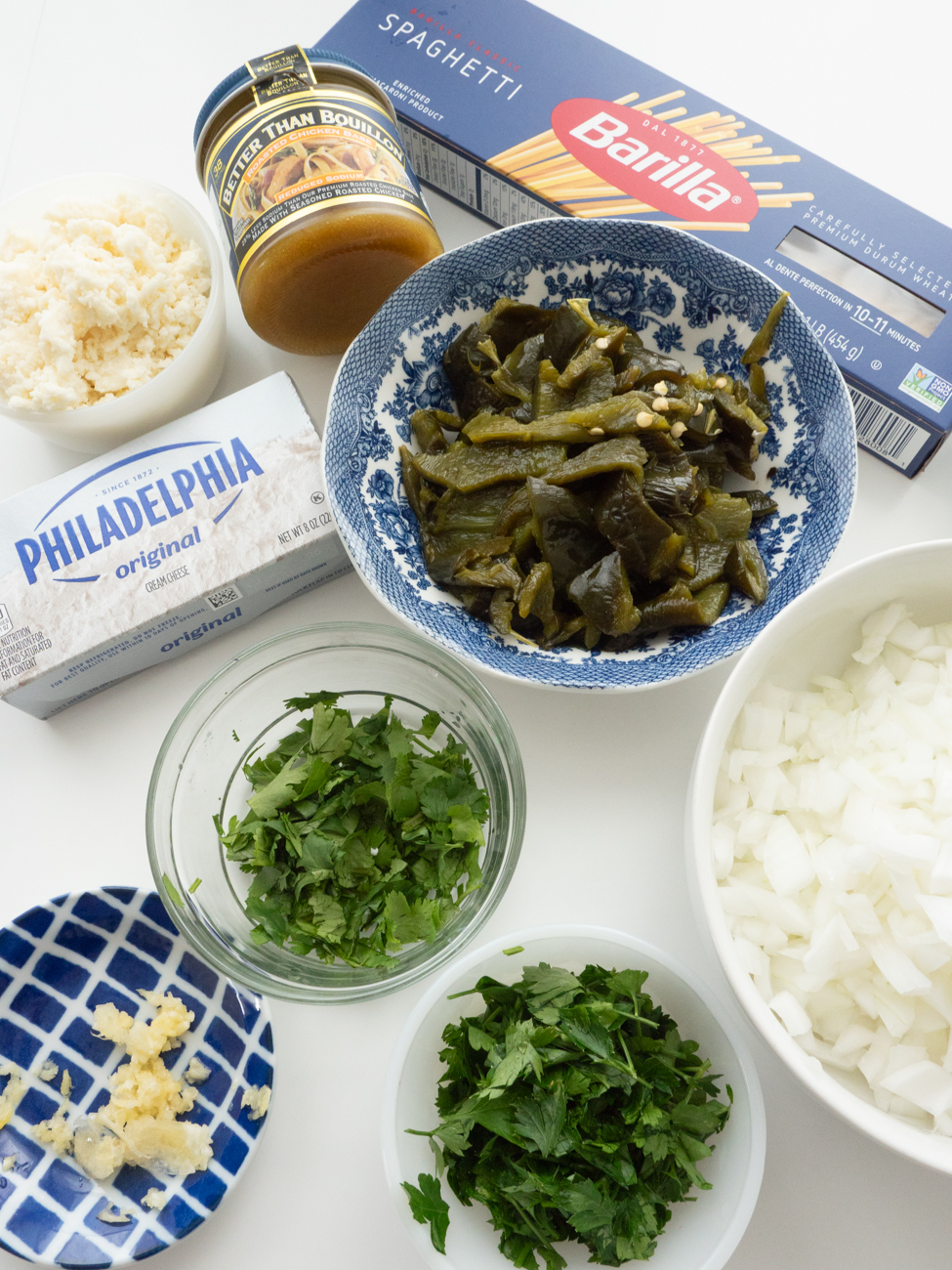 Espagueti Verde (Poblano Pasta)