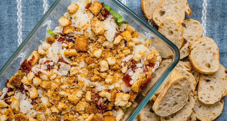 Chicken Caesar Salad Dip