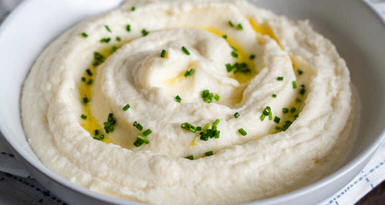 Cheesy Cauliflower Mash