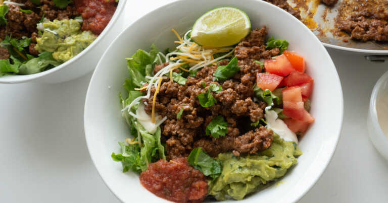 Low Carb Taco Bowls