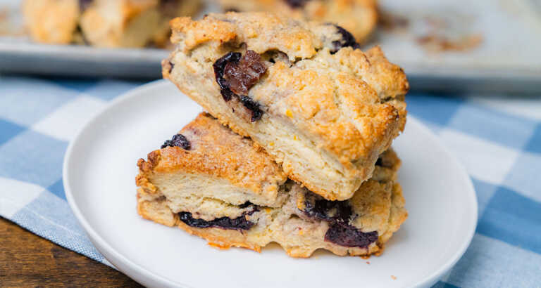Black Cherry Scones