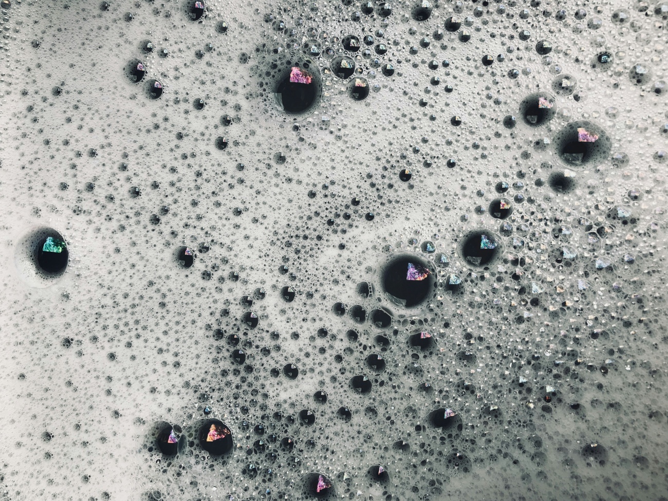 Soapy Water with Bubbles