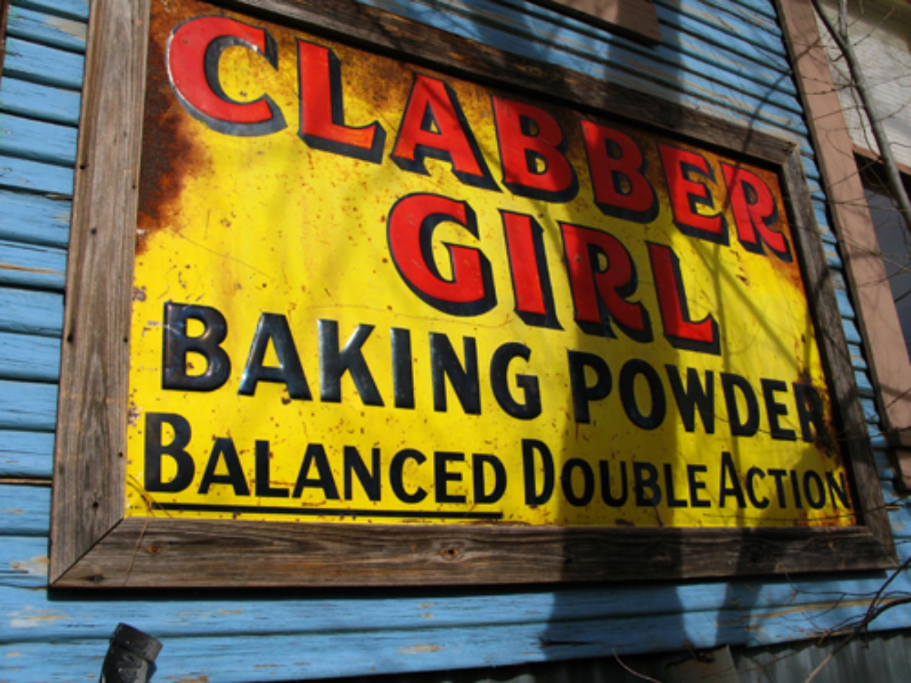 Old Clabber Girl Sign