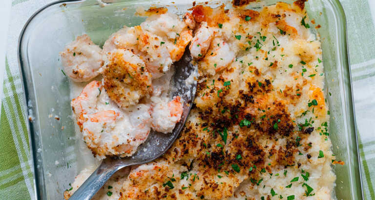 Crispy Shrimp Casserole