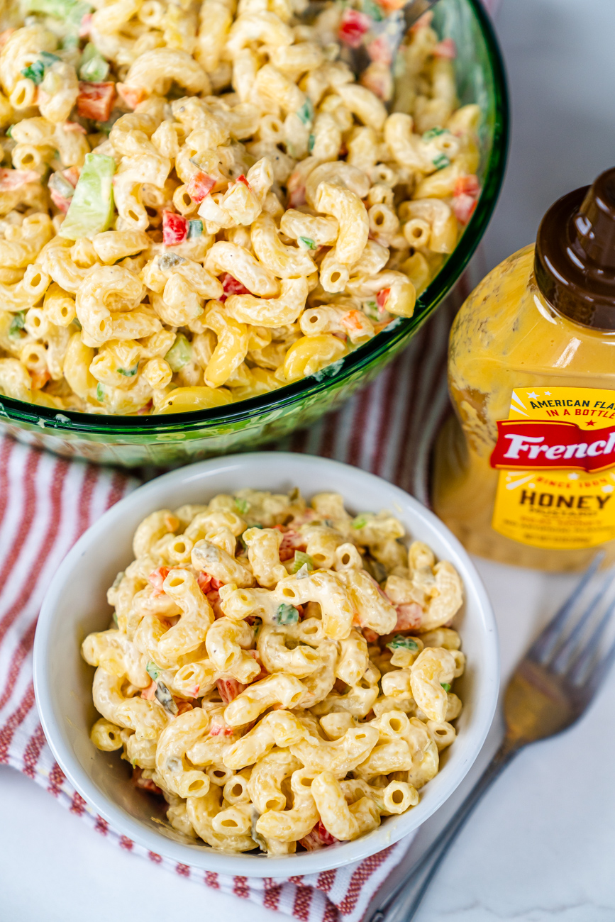 Honey Mustard Macaroni Salad Vertical 6