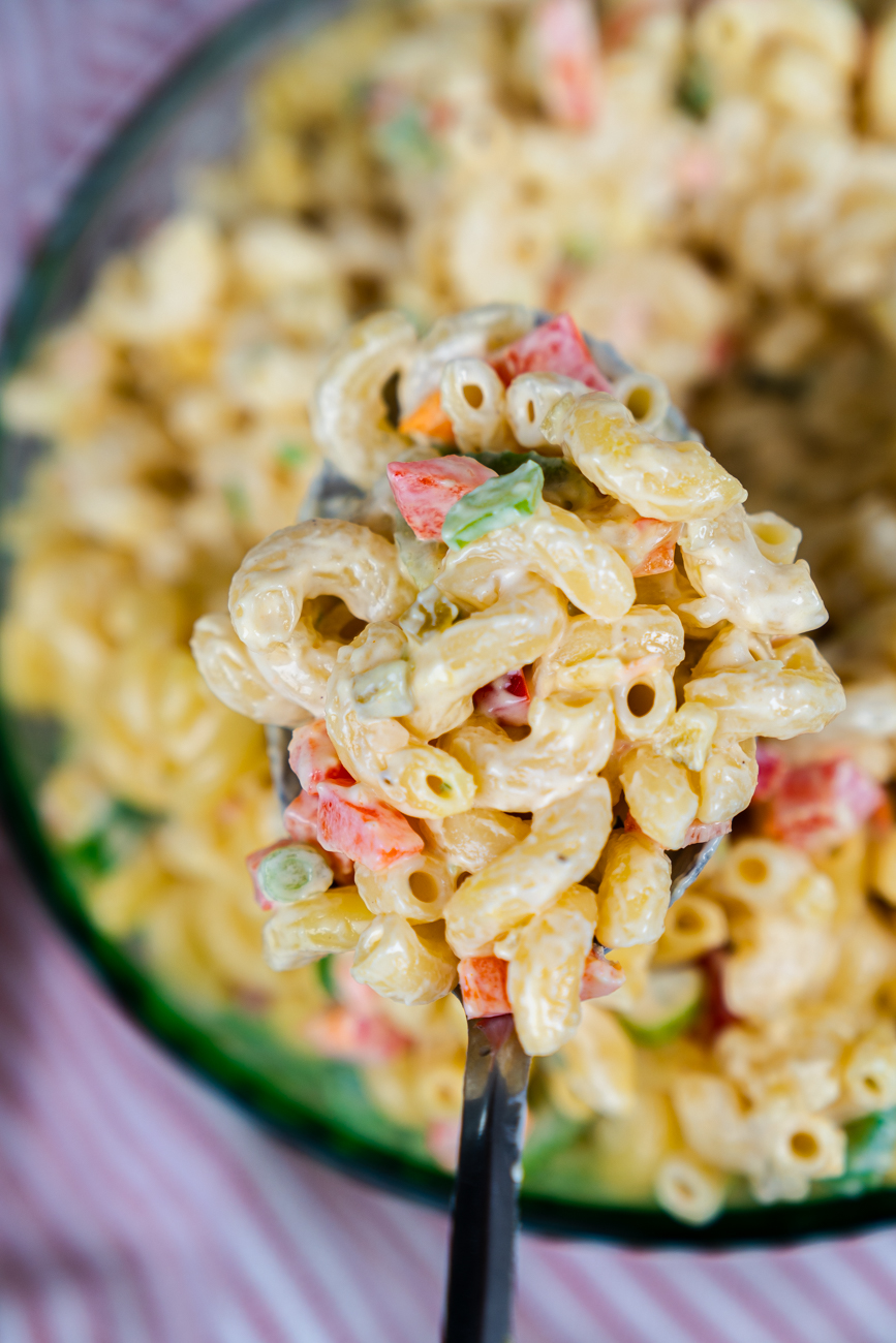 Honey Mustard Macaroni Salad Vertical 4