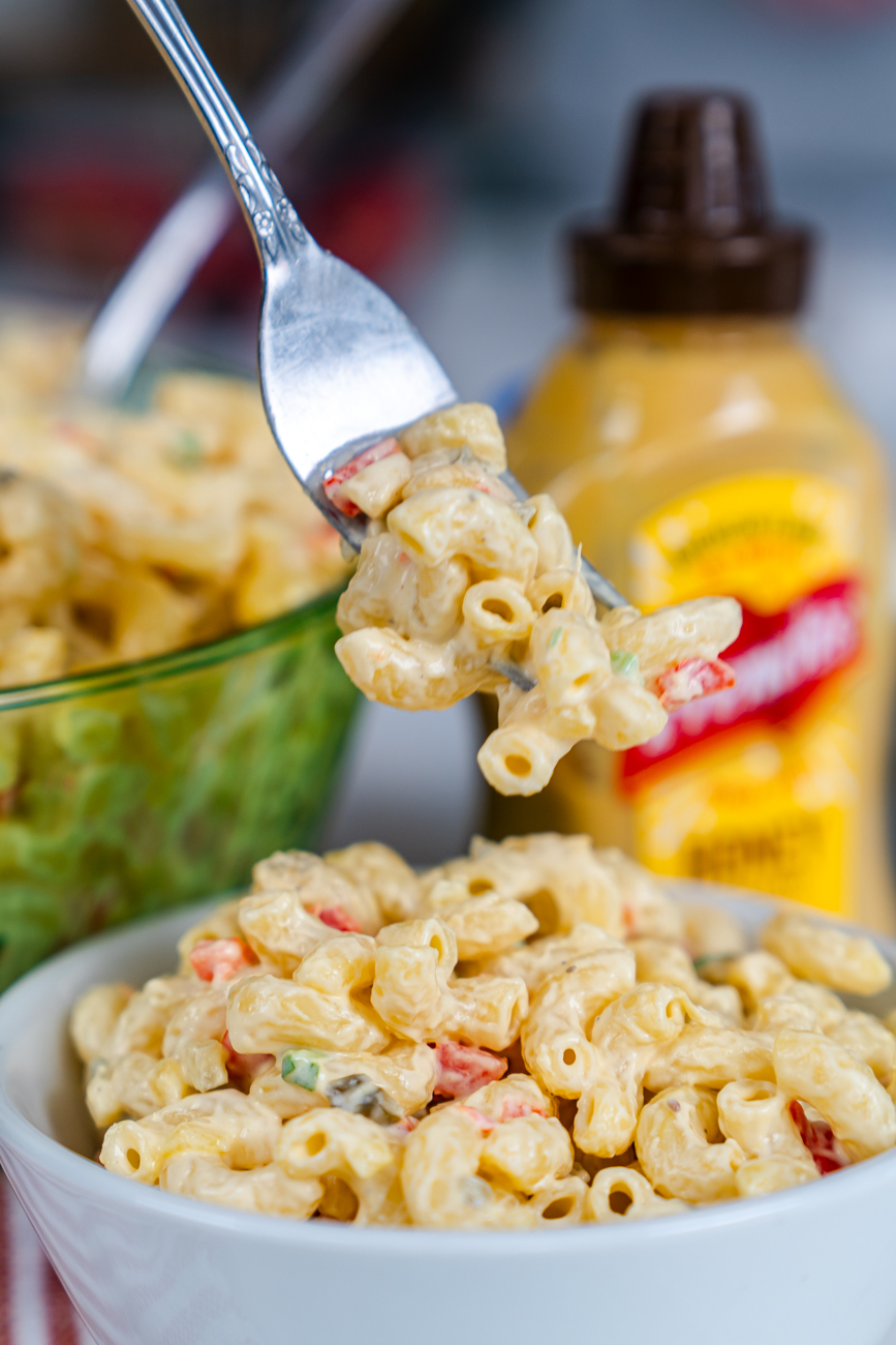 Honey Mustard Macaroni Salad Vertical 2
