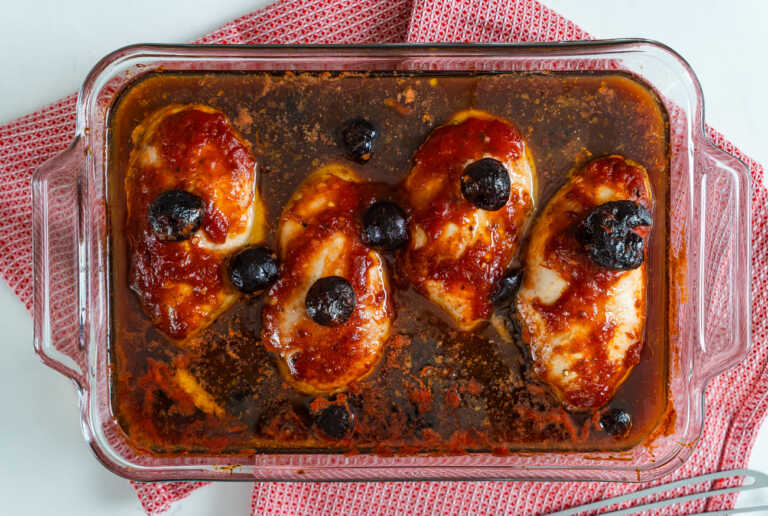Cherries Jubilee Chicken