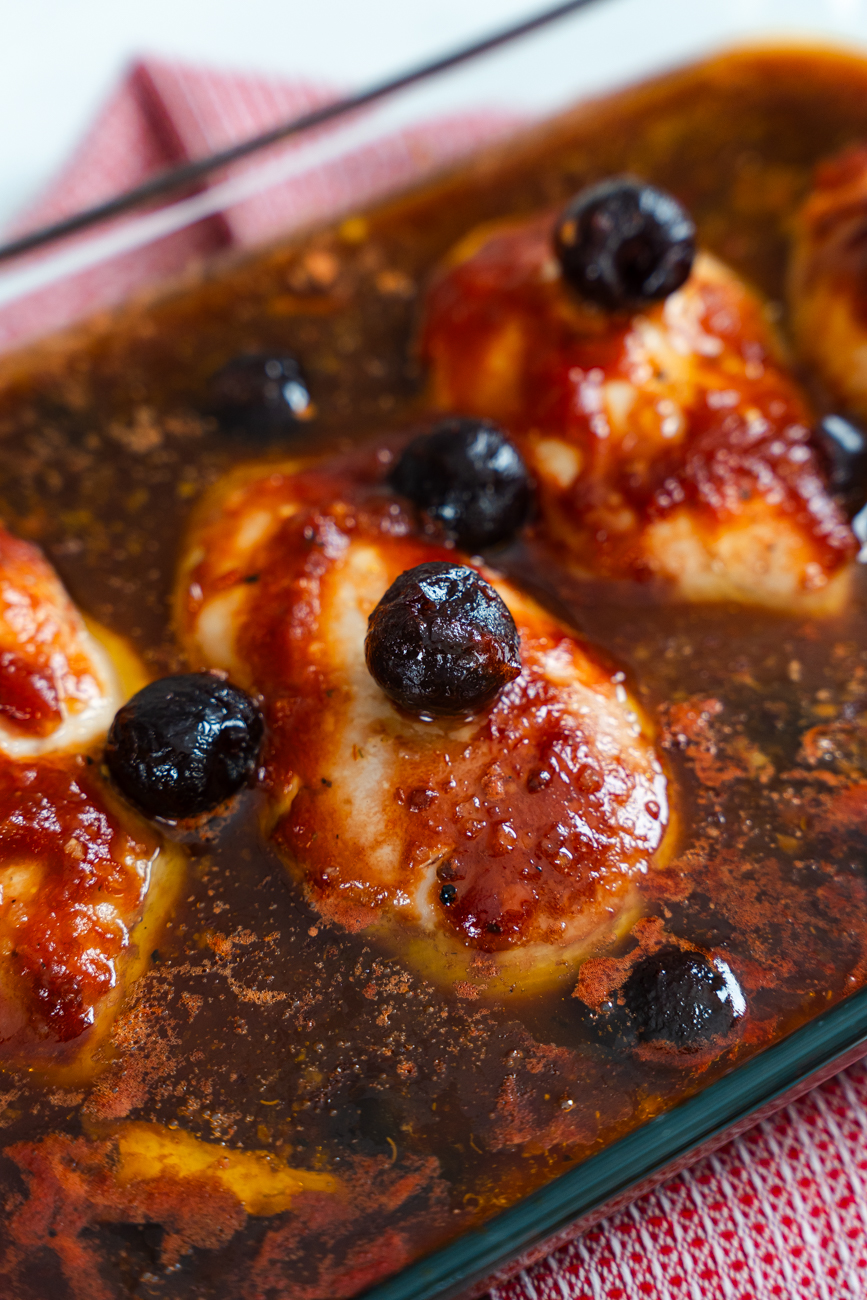 Cherries Jubilee Chicken Vertical 10