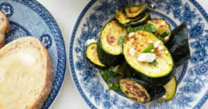 Charred Zucchini with Feta