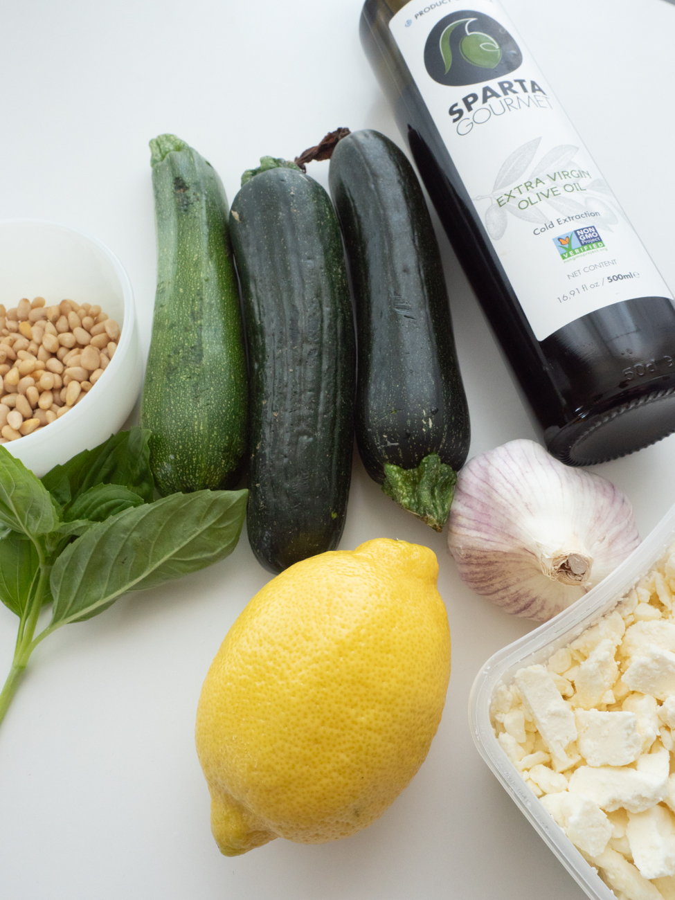 Charred Zucchini with Feta