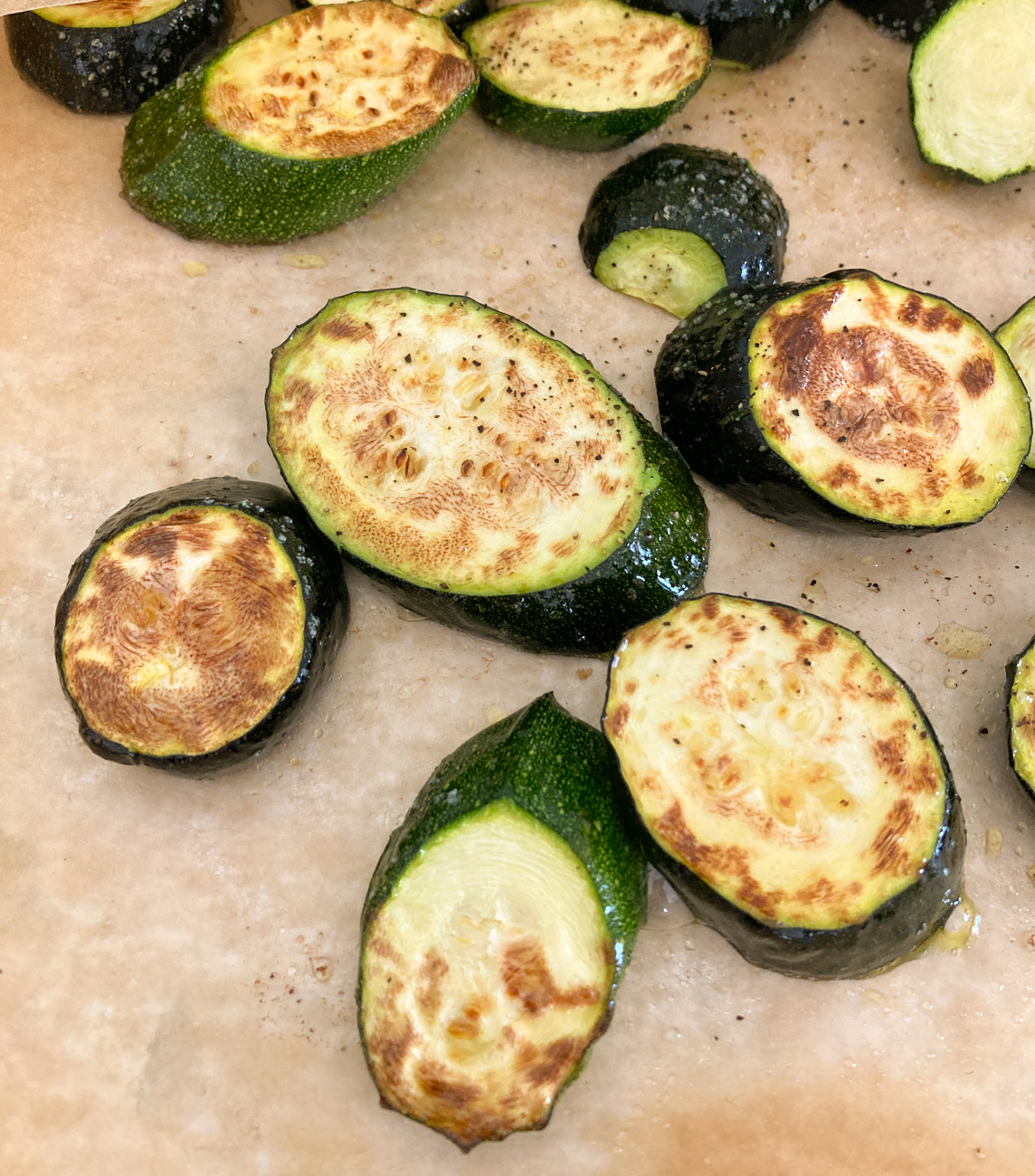 Charred Zucchini with Feta