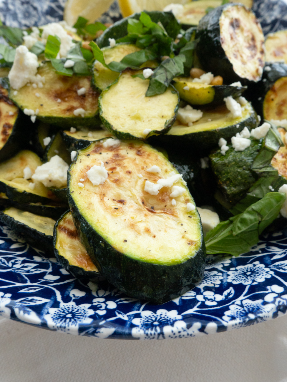 Charred Zucchini with Feta