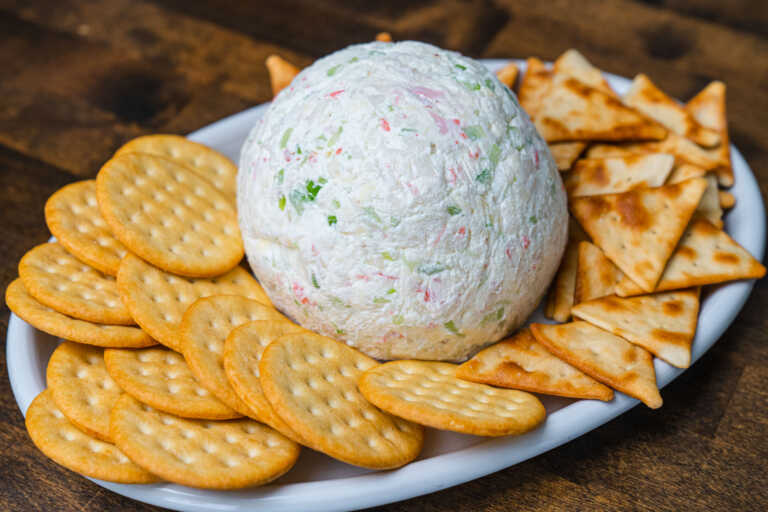 Devil Crab Cream Cheese Ball