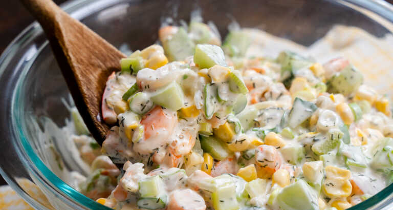 Chopped Shrimp Salad