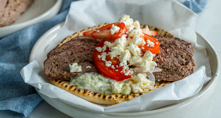 Baked Gyro Meatloaf