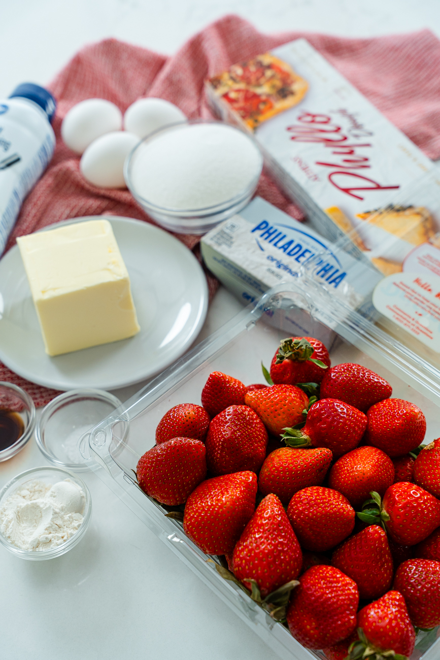 Strawberry Crinkle Cheesecake-image